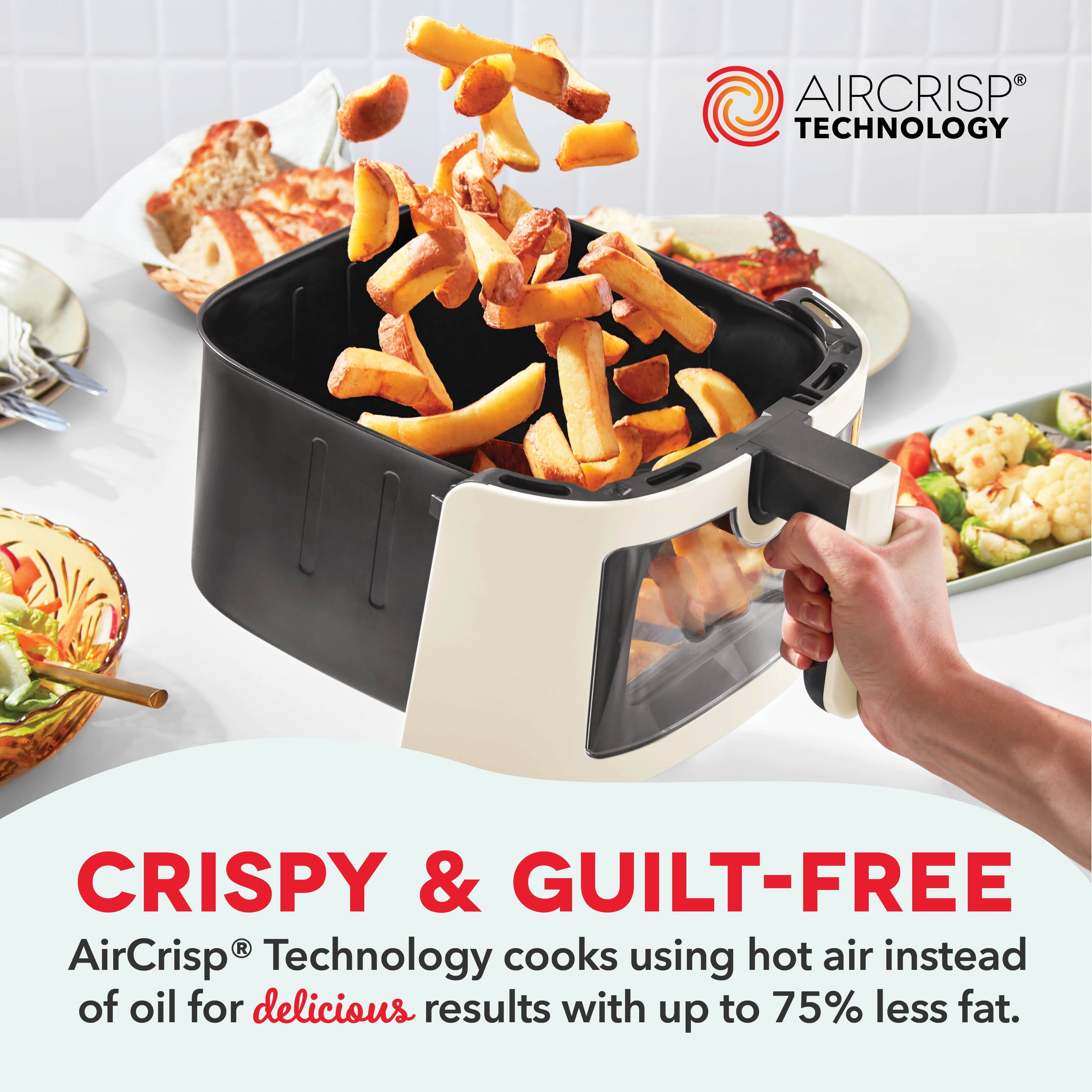7qt Clear View Digital Air Fryer